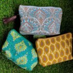 Neceser estampado de algodón Kalami