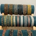Pulseras bordadas de Marruecos