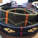 Cinturón argentino de piel para hombre